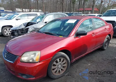 2009 Mitsubishi Galant Es/Sport Edition z USA, uszkodzony, nr VIN 4A3AB36F29E006472